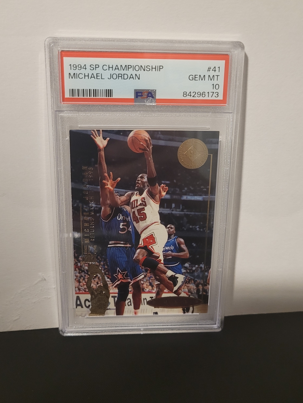 1994 SP Championship Michael Jordan #41 Graded Card PSA Gem Mint 10 No Reprint